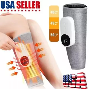 Leg Foot Massager Heated Air Compression Massage Calf Circulation Muscles Relax - Picture 1 of 11