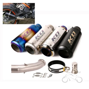 Modified System Exhaust Tips Mid Link Pipe Slip for DUKE 390 RC390 125 250 401 - Picture 1 of 12