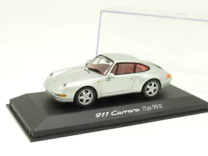 MINICHAMPS 1/43 - Porsche 911 993 Carrera Argento - Foto 1 di 1