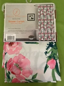 Shower Curtain Multi Fabric 100% Polyester Washable Brand New 70x72" - Picture 1 of 5