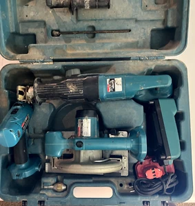 MAKITA 5620d, SAWALL?180d, 6347d drill CASE-Charger -18V -2ah BATTERY Working - Picture 1 of 24