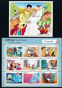Grenada *CLASSIC DISNEY FAIRYTALES (1987)* #1540-45 PLUS S/S #1546 -51; CV $60+ - Picture 1 of 6