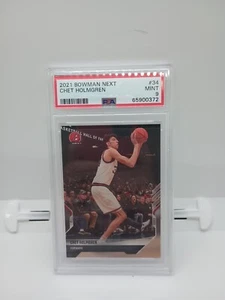 2021 TOPPS BOWMAN NEXT CHET HOLMGREN PSA 9 ROOKIE RC OK CITY THUNDER - Picture 1 of 4