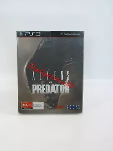 ALIES VS PREDATOR SteelBook Edition PS3 Totalmente Nuevo Y Sellado (100% Pal Game AUS) - Imagen 1 de 9