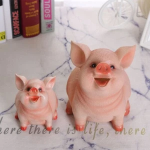 Saving Box Piggy Bank Money*Coin Storage Pig Shape Pot Kids Birthday Gift Decor - Picture 1 of 11