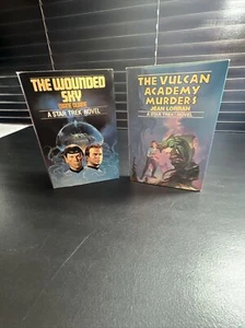 Lot Of 2 Star Trek Novels Vulcan Academy & Wounded Sky BCE HCDJ Duane & Lorrah - Bild 1 von 23