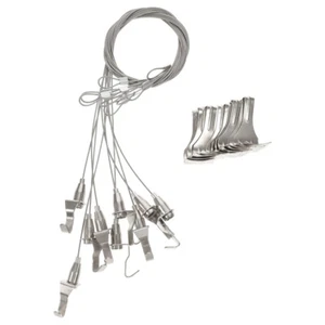 10PCS Picture Hanging Wire Adjustable Picture Hanging Wire For Mirror Hanging - Picture 1 of 11