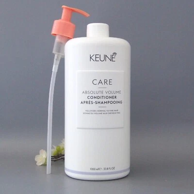 WITH PUMP KEUNE Care Absolute Volume Conditioner 33.8oz / 1 Liter - Image 1 of 4