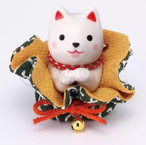 Yakushigama Shiba Inu mit Fuku Kordelzug - weiß Shiba Inu - Bild 1 von 1