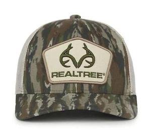 Realtree Original Antler Logo Camo Pattern Hat One Size, Realtree original/Tan - Picture 1 of 5