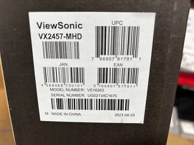 ViewSonic VX2457-­MHD 24" 1080p Monitor - Image 1 of 4