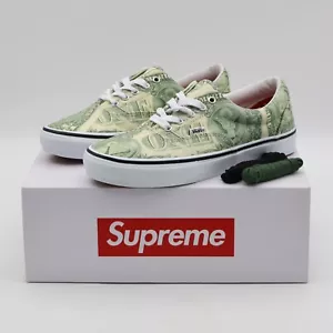 VN0A5FC9GRN Supreme Vans Doller Era Green White (Men's) - Picture 1 of 10