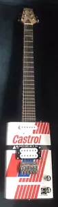 Castrol Oil Can Guitar by Township Armaclean Handmade Unused With Gig Bag - Picture 1 of 14