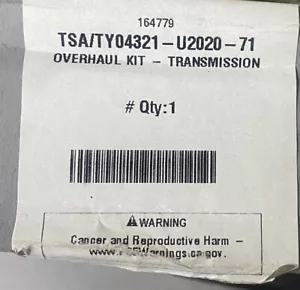 Kit Revisione Ricambio Aftermarket - Trasmissione Per Toyota: 04321-U2020-71 - Foto 1 di 1