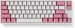 FC660M OE Pink OEM Profile PBT DoubleShot Kecap 66 Keys Mechanical Keyboard - Picture 1 of 5