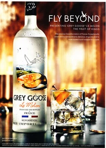 GREY GOOSE VODKA AD #12 RARE 2014 OOP "FLY BEYOND" - Picture 1 of 2