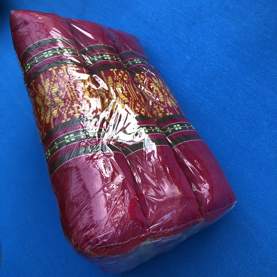 Thai Triangle Pillow, Cushion neck pillow, Back, Knee, Legs  Yoga,Thai Handmade - Image 1 of 4