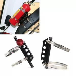 Universal Überrollbügel Feuerlöscher Halter Halterung Mit 4 Klemmen Auto UTV DA - Bild 1 von 10