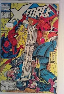 1991 X-Force #4 Marvel Comics NM 1st Series Sabotage 1st Print Comic Book - Picture 1 of 1