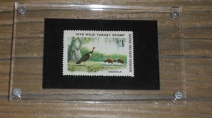 Vintage 1976 National Wild Turkey Federation Stamp - First Year of Issue - Mint - Picture 1 of 3
