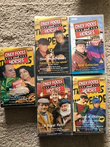 Only Fools and Horses 5x VHS Bundle incl Heroes and Villians and Time on Hands - Picture 1 of 1