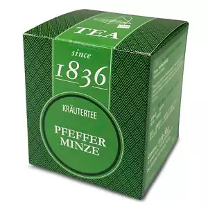 1836 Tea Pfefferminze - 15 Pyramidenbeutel Teebeutel Kräutertee (226,67 €/kg) - Bild 1 von 2