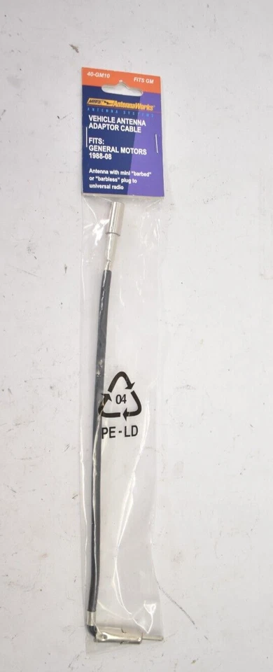 Cable adaptador antena vehículo Metra reemplazo automotriz General Motor 1988-08 Foto 1 de 4