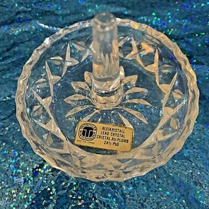 Anillo/soporte de joyería de cristal de plomo con corte de diamante transparente - Tritschler Winterhalder - Imagen 1 de 3