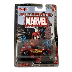 MAISTO Diecast Amazing Spider Man Plymouth Pronto Spyder Car1:64 Ultimate Marvel - Picture 1 of 9
