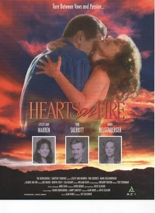 P252/7  Filmplakat (DIN A4)  HEARTS ON FIRE Lesley Ann Warren  Tom Skerritt - Picture 1 of 2