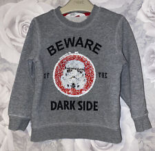 Boys Age 3-4 Years - H&M Long Sleeved Sweater- Star Wars Sequin Changing