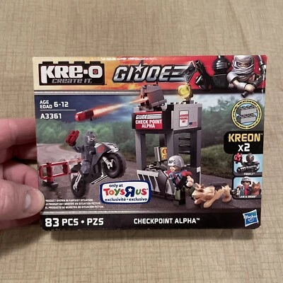 KRE-O A3361 CHECKPOINT ALPHA FIREFLY LAW & ORDER GI JOE HASBRO TOYRUS EXCLUSIVE - Image 1 of 2