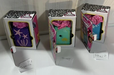 Armario sorpresa 3 Disney Doorables Academy - Jazmín Ariel Hei - 2023 abierto Foto 1 de 4