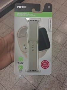 Szary silikonowy pasek do zegarka Apple Watch M/L - Zdjęcie 1 z 1