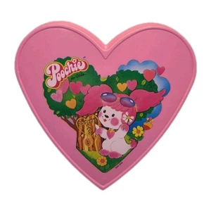 Vintage 1980's Poochie For Girls Mattel Inc 1982 Pink Heart Case Glamor Dog - Picture 1 of 10