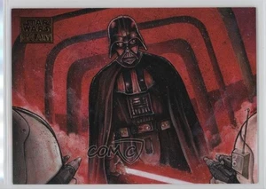 2018 Topps Star Wars Galaxy New Visions Orange 21/25 Darth Vader 's Wrath 13iq - Picture 1 of 3