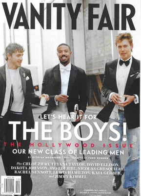 Vanity Fair Magazine Jonathan Bailey Glen Powell Austin Butler Michael B. Jordan - Image 1 of 2