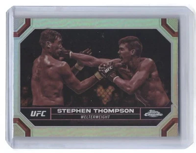2024 Topps Chrome UFC - Sepia Refractor #180 Stephen Thompson - Image 1 of 2