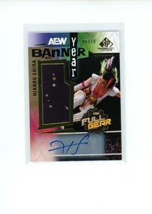 2025 SP Game Used AEW Hikaru Shida BYFG-HS Banner Year Full Gear Relic Auto 5/10 - Bild 1 von 6