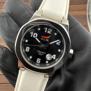 O.I.W. Italian Workshops Steel 40Mm Quartz NOS New Old Stock - Picture 1 of 12