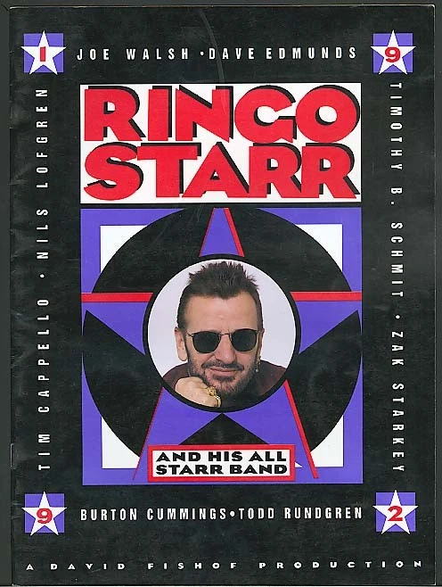 Ringo Starr & His All-Starr Band Concert program 1992 - Image 1 of 1