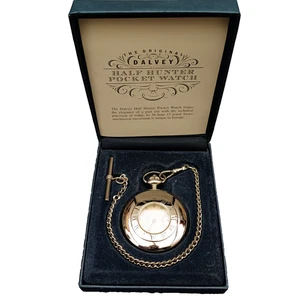 Vintage Dalvey Half Hunter Taschenuhr funktionstüchtig 17 Jewel Swiss Mechanic - Bild 1 von 21