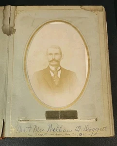 Fotoalbum Doggett & Snow Familie 19. Jahrhundert Northumberland & Lancaster Co VA - Bild 1 von 21