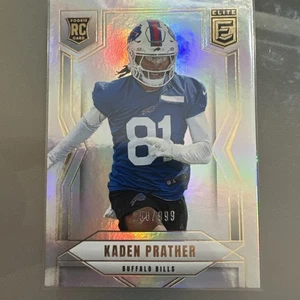 2025 Panini Donruss Elite Kaden Prather RC #’d/999 Buffalo Bills - Bild 1 von 3