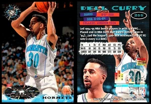 1995-96 Stadium Club Dell Curry #255 Charlotte Hornets G - Picture 1 of 1