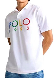 NWT-POLO RALPH LAUREN Men's Classic Fit POLO 1992 Mesh Polo Shirt White Size XL - Picture 1 of 1