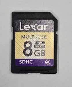 LEXAR MULTI-USE 8 GB MEMORY CARD      - Picture 1 of 2