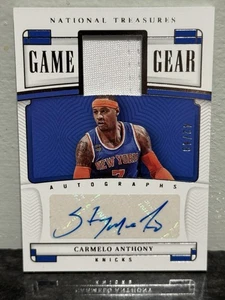 Carmelo Anthony 2022-23 National Treasures Game Worn Used Patch Auto /49 HOF - Bild 1 von 2