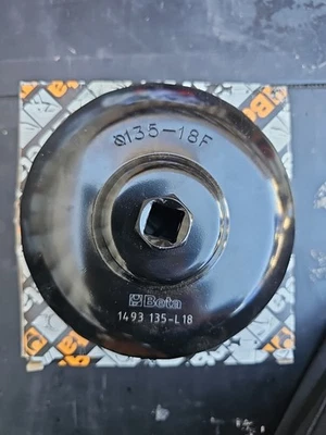 Beta 1493 135-L18 - CHIAVE A BUSSOLA PER FILTRI OLIO 135 mm - Immagine 1 di 3