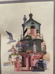 Lighthouses Of America Cross Stitch Pattern Design NEW craft galore FHF003 - Picture 1 of 2